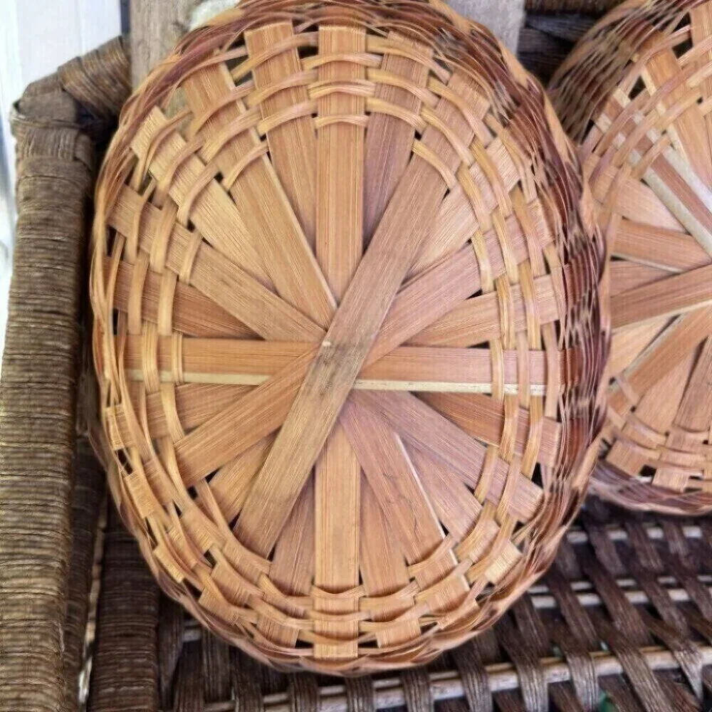 Two Vintage Oval Baskets